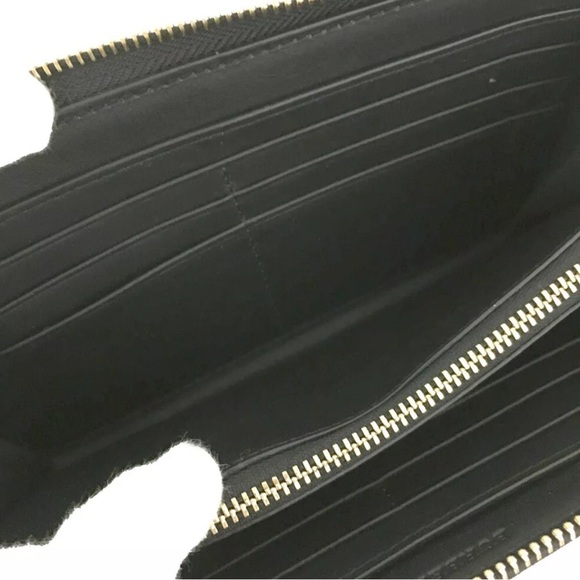 🏆💎💯 BURBERRY Check PVC Zip Around Long Wallet - Picture 8 of 8